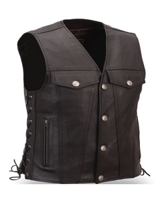 Chaleco de Cuero para Hombre, Cómodo, Transpirable, Cálido para Invierno, Precio al por Mayor, Diseño Único, Abrigo de Trabajo - Product Image 3