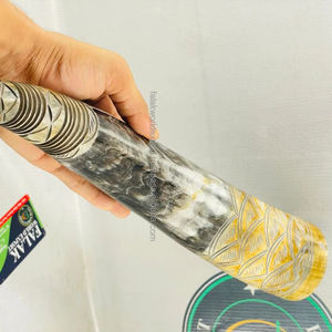 Corne Viking Sculptée de Luxe pour Boire Logo Personnalisé Style Nautique pour Bière et Eau en provenance d'Inde de Falak World Export - Product Image 1