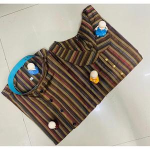 ชุดคู่ผ้าลินินผ้าฝ้ายแจ็คการ์ดสีน้ำตาลที่ทันสมัย - Product Image 2