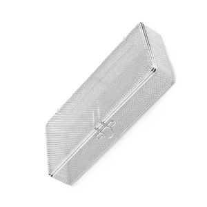 Sterilization Cassette <b>Rack</b> Wire Mesh Tray with Lid Manual Reusable High Quality Steel for Surgical Dental Instruments - Product Image 6