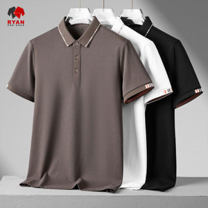 เสื้อโปโลดีไซน์พิเศษสำหรับผู้ชาย ยี่ห้อ Ryan Pro Gear แบบสวมหัว พร้อมโลโก้สั่งทำได้ สวมใส่สบายๆ - Product Image 1