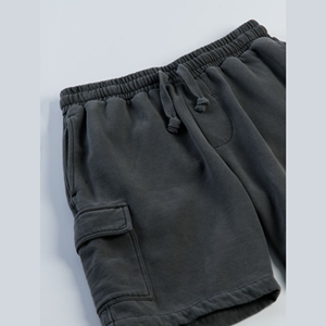 Pantalones Cortos de Algodón Grueso de 240 GSM Personalizados para Hombre, Estilo Urbano, Corte Holgado - Product Image 2