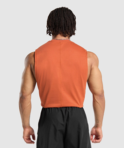 Sleeveless Quick Dry Breathable Fitness Wear Workout Men Gym Tank Top Wholesale Custom Logo Cotton <b>Running</b> <b>Singlet</b> Muscle - Product Image 3