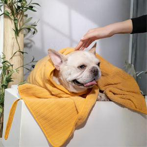 Heavy Duty 500 GSM Coral <b>Fleece</b> Pet Towel 140x70cm-Super Absorbent <b>Sheet</b> for Pet Importers - Product Image 1