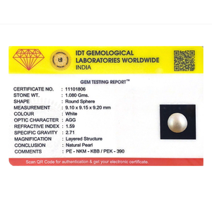 Loose Pearl 5.4 Carat Exquisite Gemstone for Fine Jewelry - Product Image 3