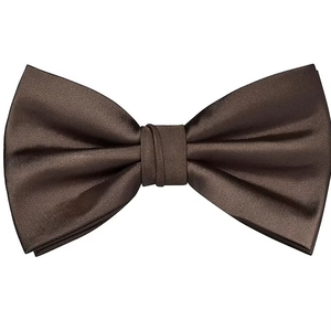 Nœuds Papillon Unisexe Tendance en Soie et Polyester, Couleur Unie, Ajustables, Faits Main, Personnalisables pour Smoking, Mariage, Fête – Noir et Blanc - Product Image 4