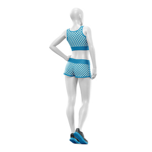 Vêtements de yoga pour filles en deux pièces, personnalisés, écologiques, légers, taille mi-haute, extensibles, respirants, extensibles dans les quatre sens, vente en gros - Product Image 3