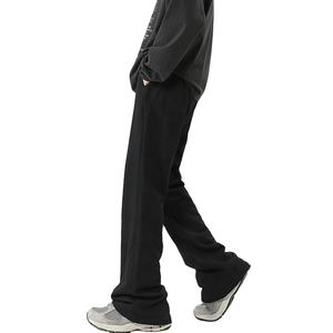 Nouveau design de pantalons de survêtement évasés en coton épais de qualité supérieure avec logo personnalisé pantalons évasés à cordon pour hommes 2026 - Product Image 5