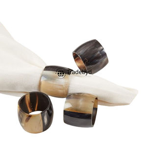 Anillo para Servilletas de Lujo con Diseño de Cuerno, Ecológico, Elegante y Hecho a Mano, Adorno para Mesa de Comedor, Regalos Tradebyd - Product Image 5