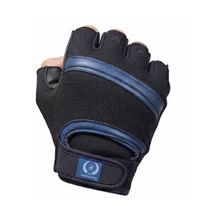 Gants de musculation en cuir demi-doigts avec protection antidérapante de la paume et sangle de poignet réglable pour l'entraînement en salle de sport - Product Image 2