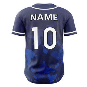 High Quality Anti Wrinkle Short Sleeves Quick Dry Breathable <b>Baseball</b> Jersey Hot Selling Reasonable Rate <b>Baseball</b> Jersey - Product Image 3
