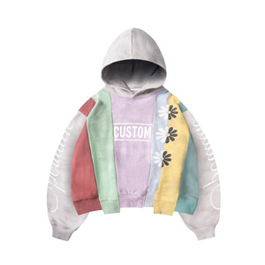 เสื้อฮู้ดดี้โอเวอร์ไซส์พิมพ์ลายสกรีนแบบพรีเมียม Glory บริการ OEM ผ้าคอตตอน 100% หนานุ่ม ซักกรด สำหรับผู้ชาย - Product Image 1