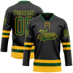 Maillot de hockey sur glace professionnel personnalisé et respirant, design sur mesure avec nom d'équipe, grandes tailles, service OEM disponible - Product Image 3