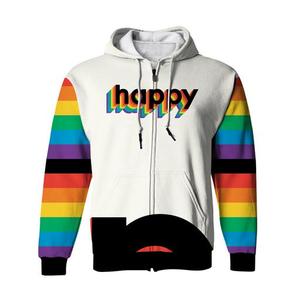 เสื้อฮู้ดดี้พิมพ์ลายฉลามสำหรับผู้ชาย สีดำขาว ลายสัตว์ พิมพ์โลโก้ด้านหน้าด้วยเทคนิค Sublimation Transfer แขนเสื้อแบบปกติ ผ้า French Terry - Product Image 4
