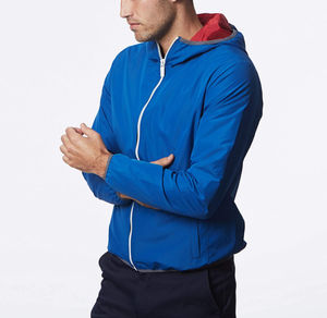 Impermeable con Capucha para Hombre, Lona de Color Sólido, Personalizado con Logotipo, Alta Calidad, Nuevo Modelo 2026, OEM - Product Image 3