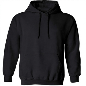 Sudadera con Capucha Lisa para Hombre, de Algodón Premium, Manga Larga, Bolsillo Canguro, con Cordón Ajustable - Product Image 4