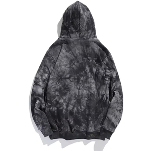 Tissu en bambou écologique pour sweats à capuche – Sweat à capuche en coton de bambou pour homme, tie-dye, écoresponsable, coupe décontractée, pull molletonné tie-dye - Product Image 1