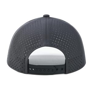 Gorra de Béisbol Unisex Gris Oscuro de 6 Paneles, Bordado de Logotipo Personalizado Premium, Tejido 100% Poliéster Transpirable e Impermeable, Ajustable - Product Image 4