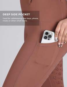 Pantalones de equitación CustomRider de gran venta: pantalones de montar transpirables y elásticos con agarre cómodo en la rodilla - Product Image 4