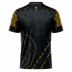 ออกแบบเสื้อแข่งอีสปอร์ตแบบซับลิเมชั่นระดับมืออาชีพ เสื้อยืดทีมเกมมิ่งระบายอากาศแห้งเร็วสำหรับผู้ชาย เสื้อผ้าสำหรับนักกีฬาอาชีพในทัวร์นาเมนต์ - Product Image 2