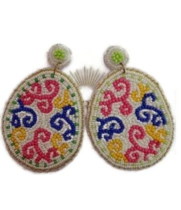 Nuevas Perlas de Algodón con Cuentas Hechas a Mano, Estilo Bohemio Clásico, Ligeras, Vintage, para Mujer, Venta Caliente, Joyería al por Mayor - Product Image 4