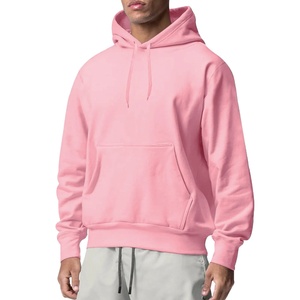 2024 Oversize Men's Pullovers Solid Color <b>Long</b> Sleeve Hooded <b>Sweatshirts</b> with Pockets Formal All-Match Fleece for Autumn Winter - Product Image 4