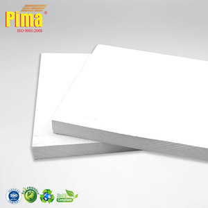 Panneau en mousse PVC blanc pour meubles de cabinet, 10 mm, densité 0,6, panneau rigide en plastique ignifuge - Product Image 1