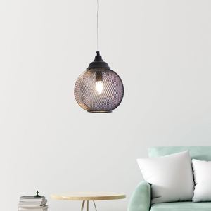 Lámpara Colgante Redonda de Metal con Acabado Negro a Precio Razonable, Lámpara de Techo para Hogar y Cocina, Lámpara Colgante de Pared - Product Image 5