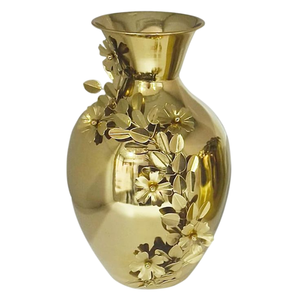 Vase à fleurs en fer noir de style Art Déco, fait main, pour mariage, décoration élégante, prix de gros - Product Image 2