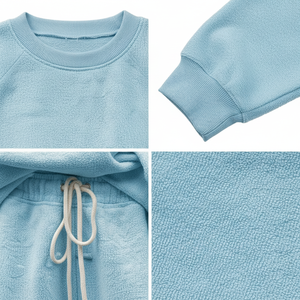 Survêtement unisexe surdimensionné marron en polyester/coton épais, fermeture éclair intégrale, col montant, coupe classique, décontracté, pour l'hiver, avec poches latérales - Product Image 6