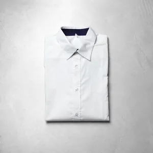 <b>WHITE</b> FORMAL OFFICE <b>SHIRT</b> <b>MENS</b> <b>LONG</b> <b>SLEEVE</b> PLAIN BLANK COTTON DRESS <b>SHIRT</b> SLIM FIT - Product Image 5