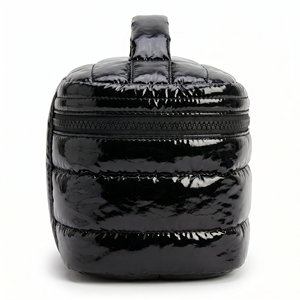 RootsMen Black Nylon Large Capacity Cosmetic <b>Case</b> with Zipper Closure and Soft Handle 25x15x7cm Fashion Travel Bag - Product Image 3