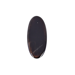 พลอยออนิกซ์สีดำธรรมชาติ 56.5 กะรัต รูปทรงวงรี 53x24 มม. พลอยเม็ดเดี่ยว - Product Image 5