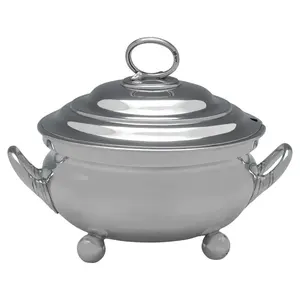 Elegante y Duradera Cacerola de Acero Inoxidable |   Diseño Clásico Antiadherente para Uso Doméstico y en Restaurantes - Product Image 1