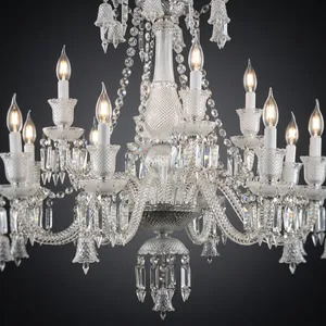 Traditional <b>Crystal</b> <b>Chandelier</b> Ceiling Mount Indoor Home Decor <b>Lighting</b> Fixture for Living Room - Product Image 3