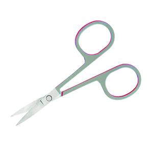 Ciseaux à ongles en acier inoxydable avec lames droites et tranchantes, poignée ronde, durables, pour adultes, utilisation en manucure - Product Image 5