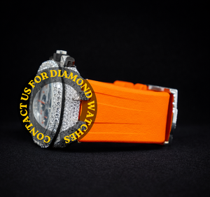 Top Rated VVS Moissanite Diamond Round <b>Case</b> Business & Fashion Sport Style Stainless Steel Hip Hop Luxury Quartz <b>Watch</b> Unisex - Product Image 3