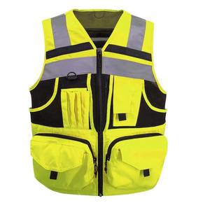 <b>Construction</b> Uniform <b>Work</b> Reflective Clothing High Visibility Reflective Safety Vest Jacket Security Vest With Logo - Product Image 4