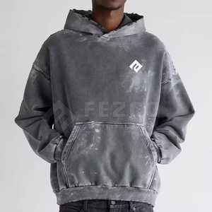 Sweat-shirts à capuche pour hommes respirants et à séchage rapide pour l'hiver - Tissu en polaire polyester/coton - Product Image 2