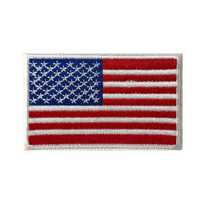 Parches de Bandera Bordados Personalizados con Velcro y para Planchar, Insignias de Banderas Nacionales para Uniformes, Chaquetas y Equipo Táctico - Product Image 1