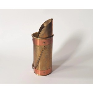 Porta-Encendedores de Latón Vintage de Alta Resistencia con Bandas de Cobre, Duradero para Uso Doméstico - Product Image 4