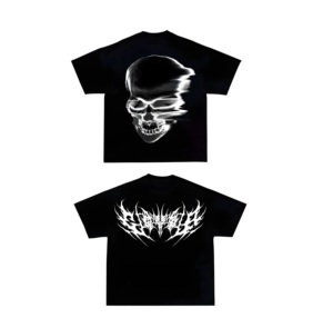 T-shirt Boxy Personnalisé Imprimé Coupe Oversize 100% Coton Tricoté Formel Fabricant de Vêtements à Marque Privée Exportateur Mondial - Product Image 5