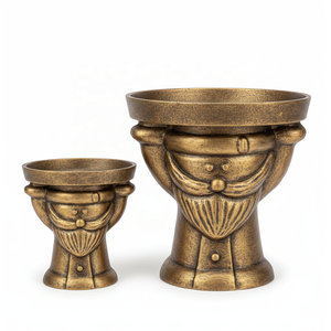 Frutero de Metal Martillado Dorado Vintage, Diseño Moderno, Centro de Mesa Decorativo Ecológico Personalizado para Hogares de Lujo - Product Image 5