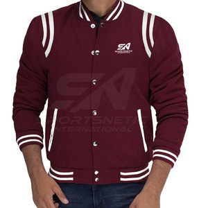 Meilleures ventes, meilleur prix : vestes d'hiver Letterman pour hommes, service OEM, vestes Letterman unies pour hommes - Product Image 5