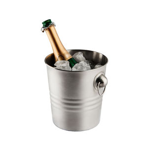 Refroidisseur à vin en aluminium moulé de luxe avec poignée, accessoires pour la maison, les hôtels et les bars, finition argentée, refroidisseurs à champagne et à bière - Product Image 6