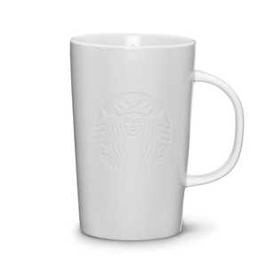 Starbucks Ceramic Coffee <b>Mug</b> Matte White Logo Design Minimalist Style Dishwasher Safe Gift for Home Use - Product Image 1