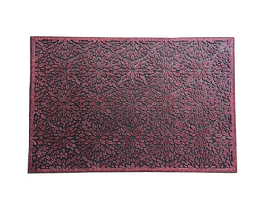 Tapis de porte en caoutchouc peint antidérapant, tapis d'entrée extérieur/intérieur, grattoir à saleté, tapis de sol - Product Image 1
