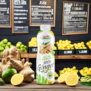 Purée de jus de gingembre saine prête à boire Type 1L PP Bouteille remplie de jus nutritif Boisson Fournisseur de boissons en gros - Product Image 2