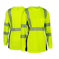 Gilet de sécurité haute visibilité réfléchissant pour femme, en maille fluorescente, polyester, imprimé par sublimation, séchage rapide, vêtement de travail