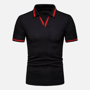 เสื้อโปโลแขนยาวผู้ชายผ้าฝ้าย 100% ทรงเข้ารูป ปกคอพับ สีพื้น มีไซส์ใหญ่ ขายส่ง - Product Image 2